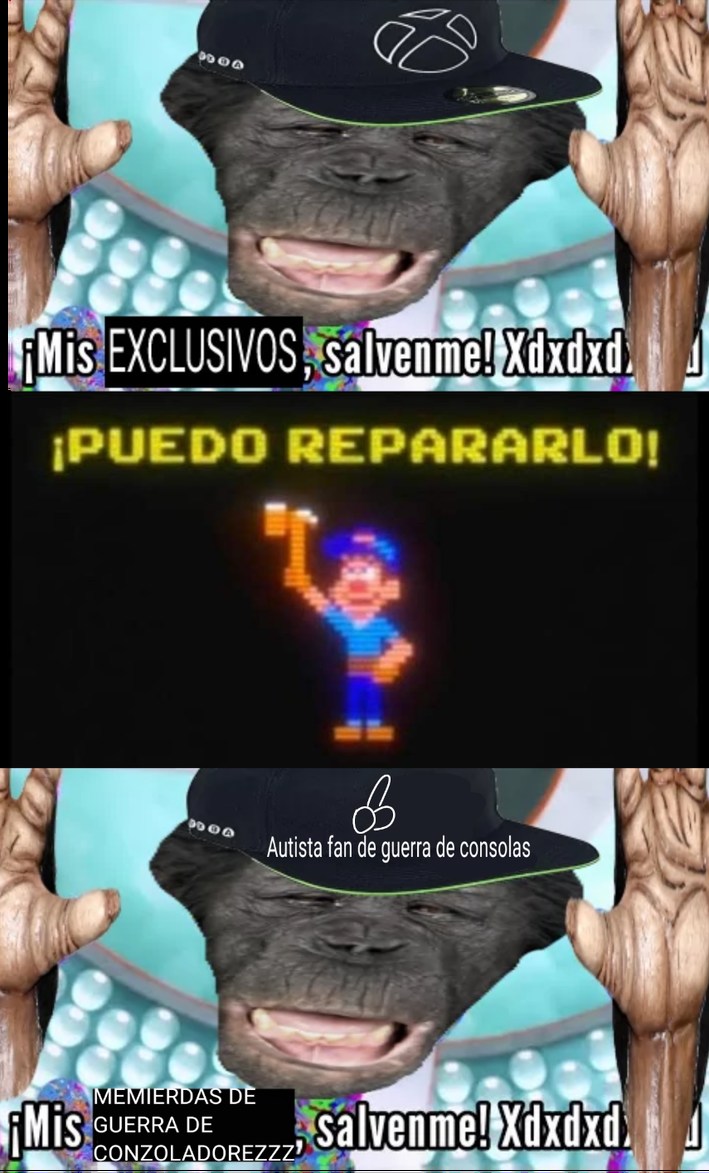 La guerra de consolas es una mierda y no tiene sentido - meme
