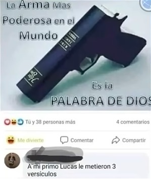 y pudo conocer a Diosito - meme