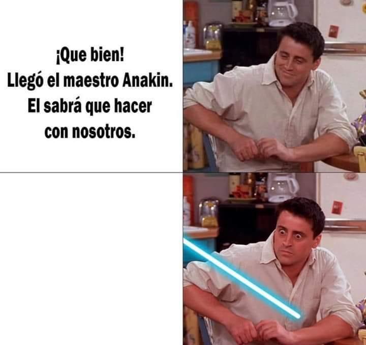 Sable de Anakin, no de Rey - meme
