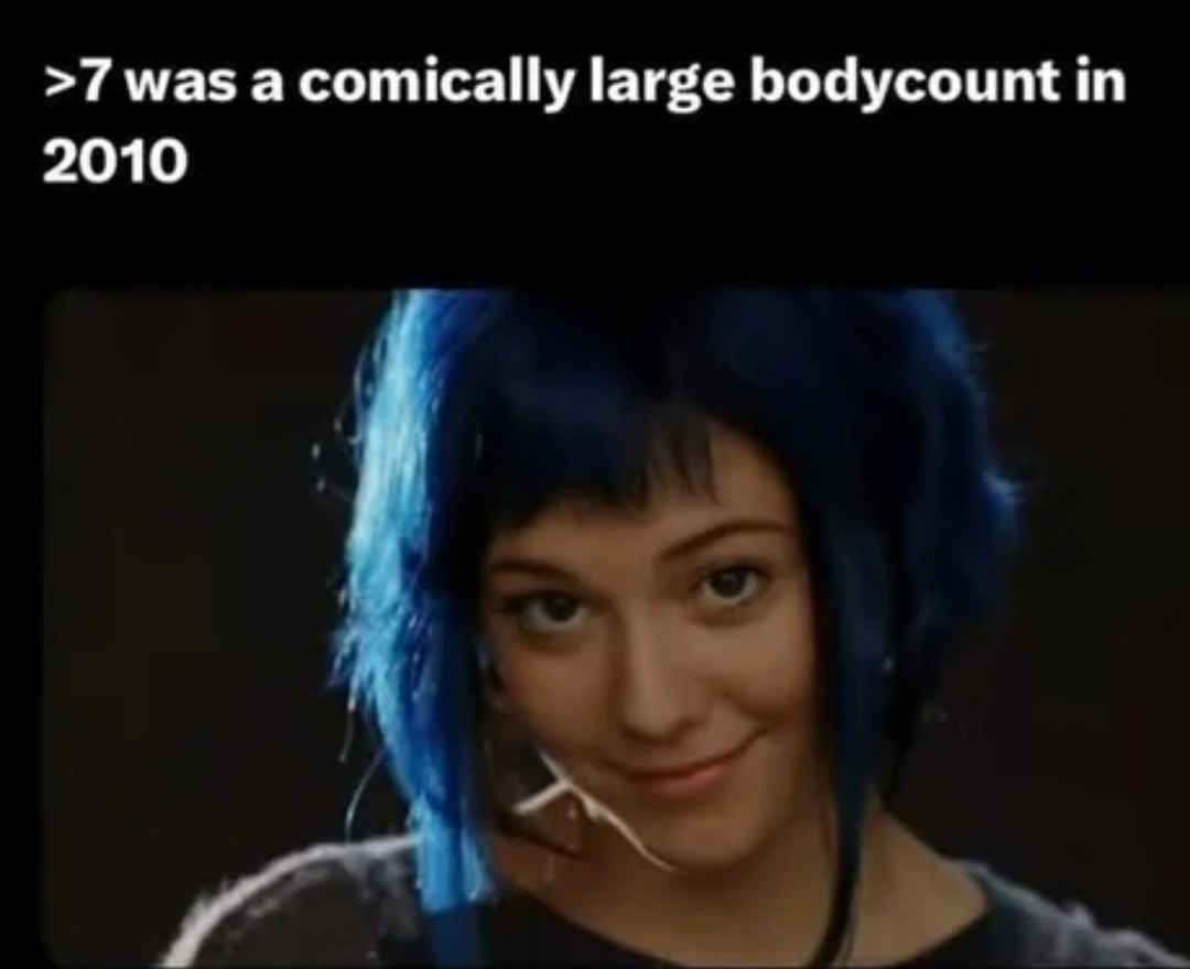 Back in 2010, this bodycount would've been legendary - meme