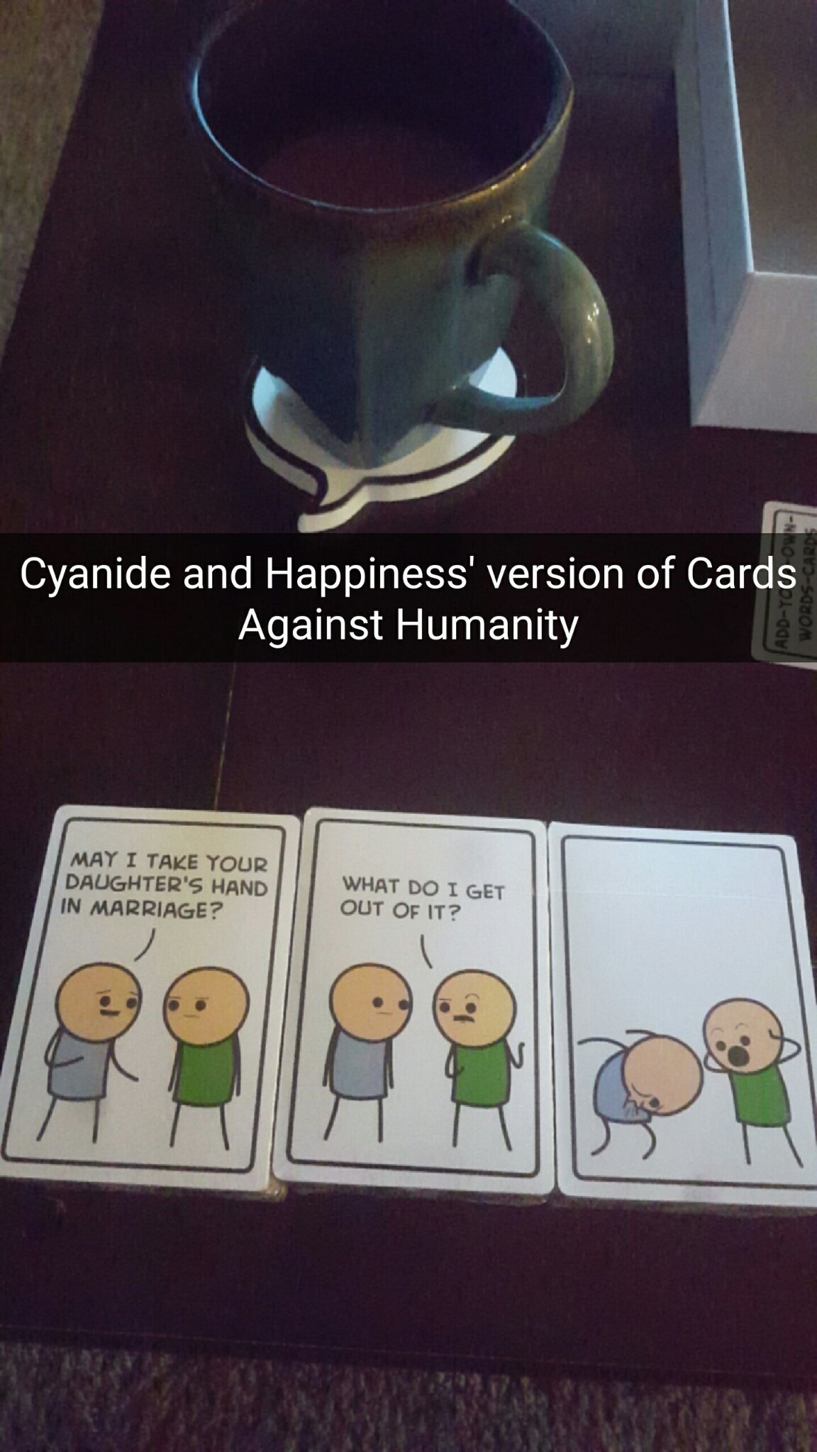 First 3 cards drawn - meme