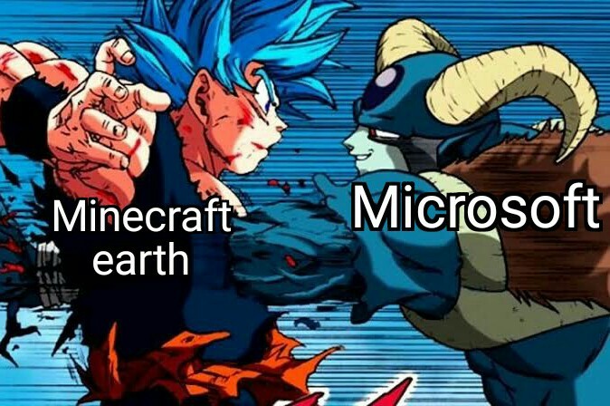 F por minecraft earth - meme