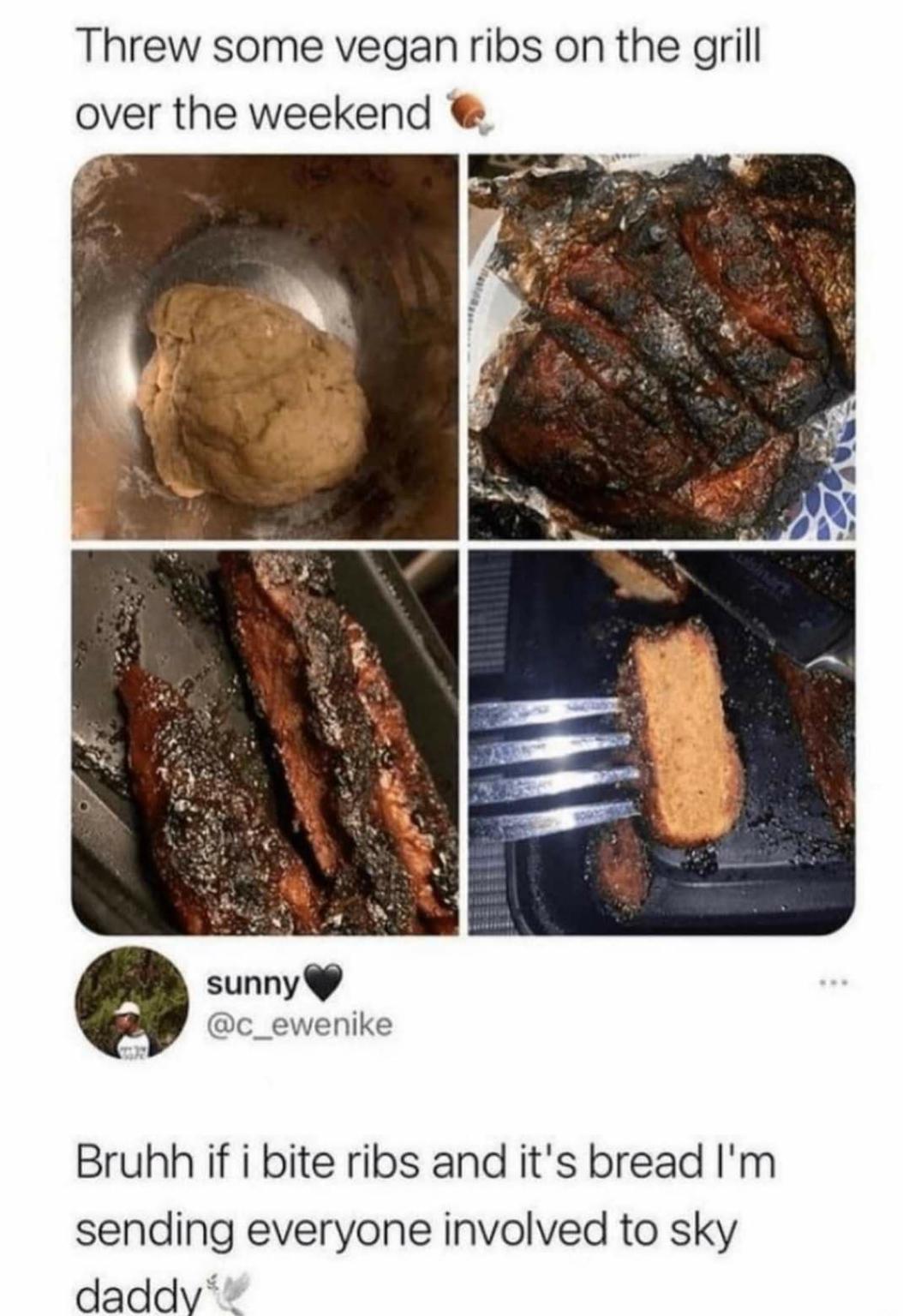 how to be murdered in two easy steps 1. go to meat lover BBQ meet 2. do this - meme