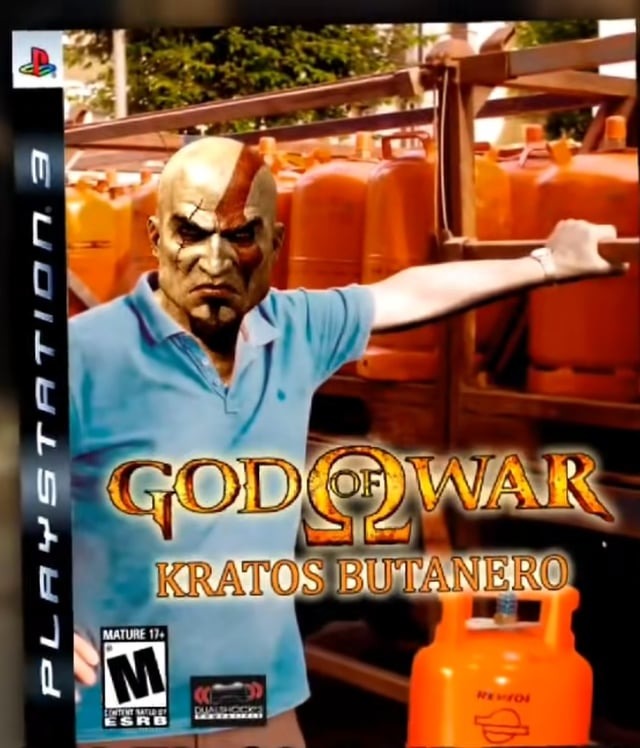 Kratos butanero - meme