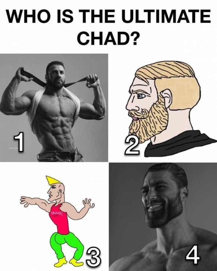 Giga.chad Meme | Poster