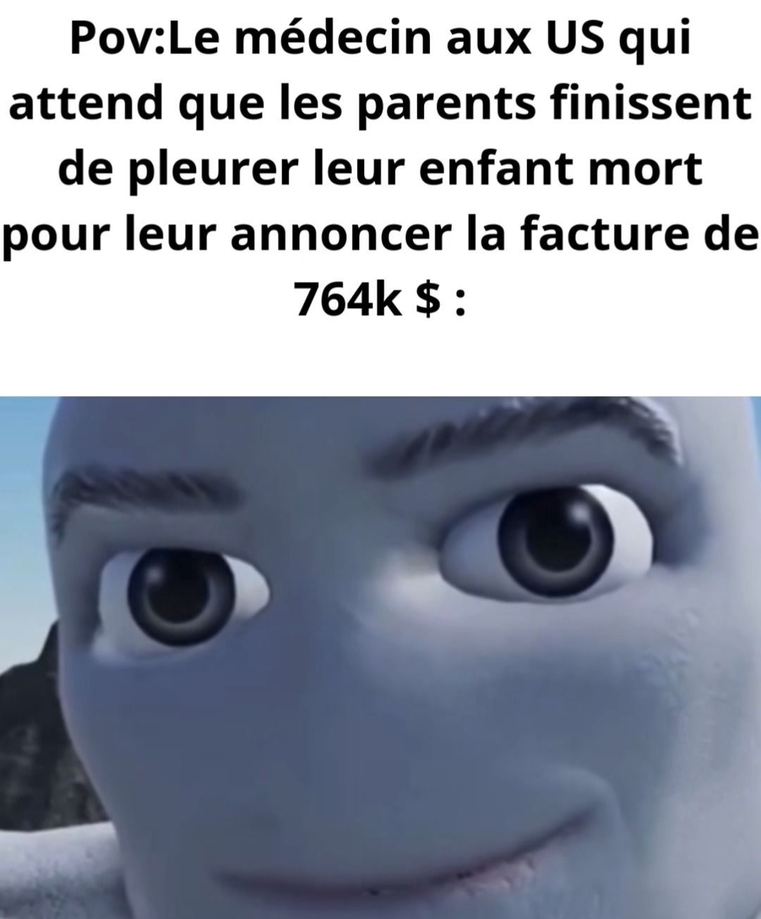 Le médecin US qui drop la facture pendant que t'es en deuil - meme
