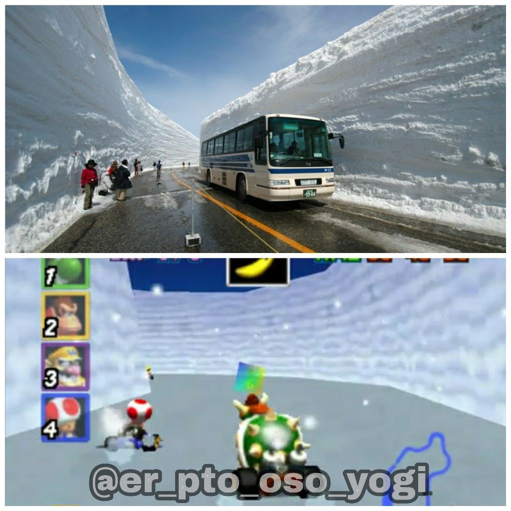 La carretera en la que se inspiró Mario Kart - meme