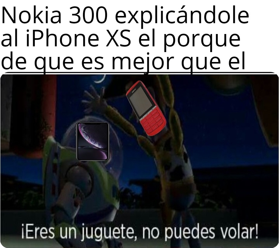 Nokia > Iphone - meme