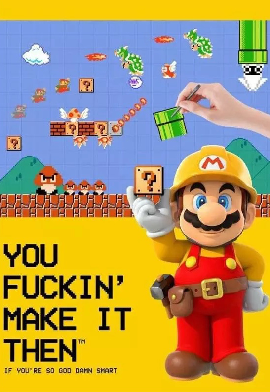 Mario maker - meme