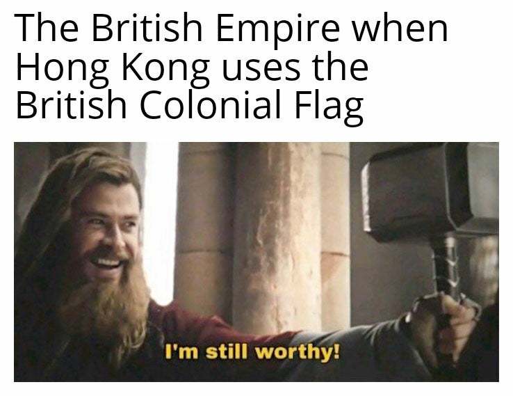 hong kong > UK - meme