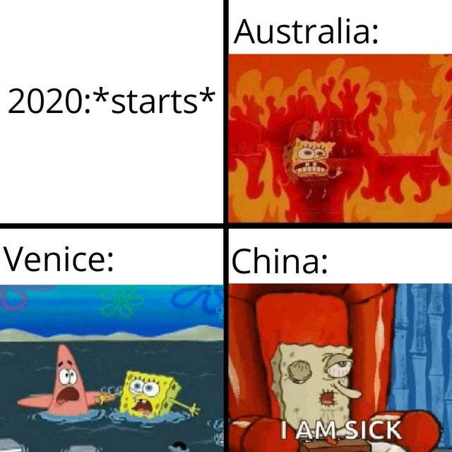 How 2020 has started - meme
