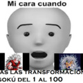 Todas las transformaciones de kokun del 1 al 100
