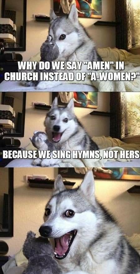 Hymns Not Hers - meme