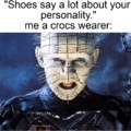 Yes I wear crocs, I'm wearing some right now.