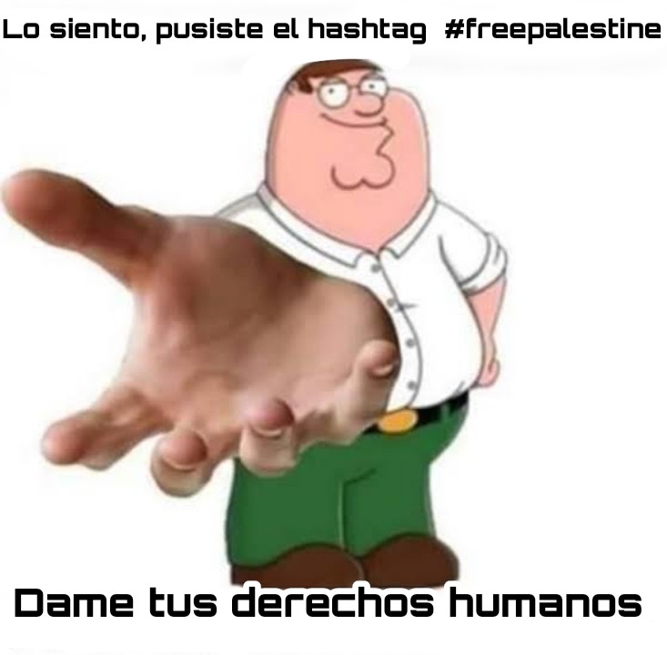 #freepalestine = mega retraso - meme