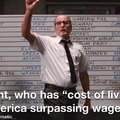 Cost of living and wages