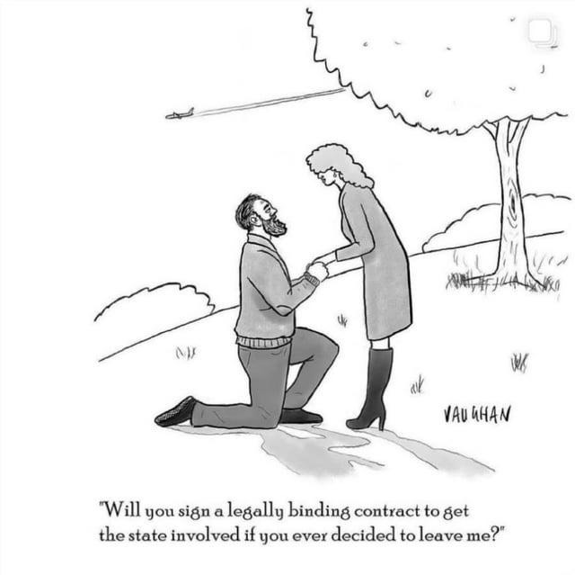 Marriage is just an emotional hostage situation with paperwork - meme