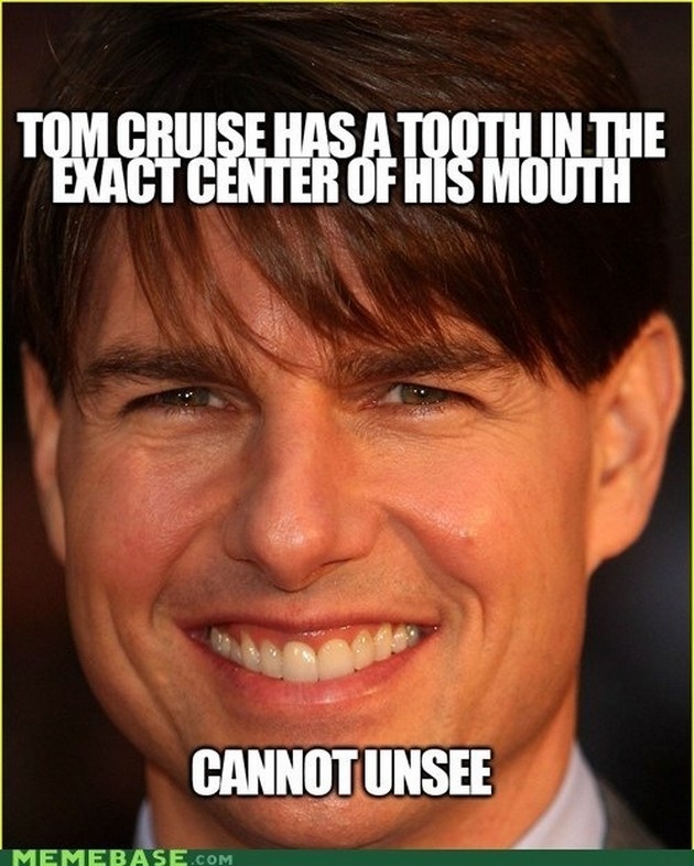 Ugly teeth - meme