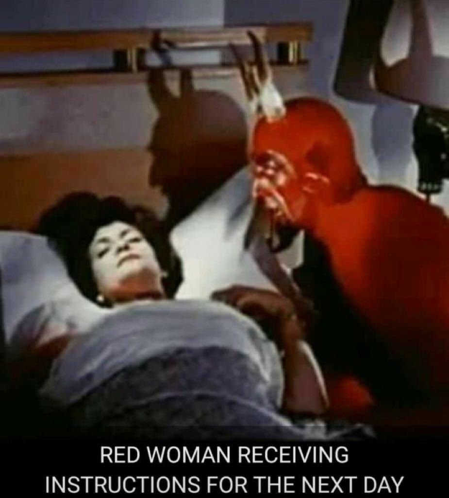 Red woman? - meme