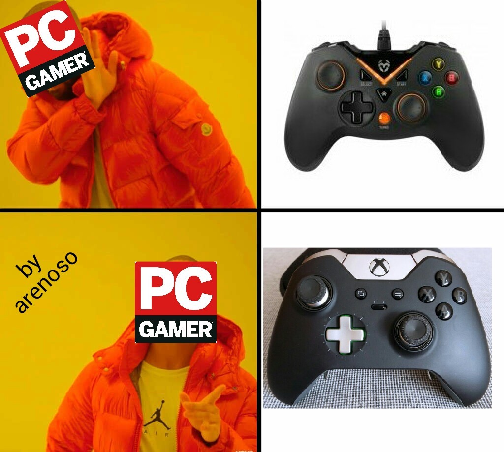 El mando de Xbox es una exquisitez - meme