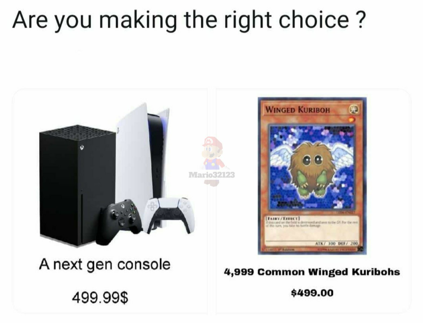 Are you making the right choice? - meme