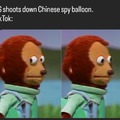 SUS chinese spy balloon meme