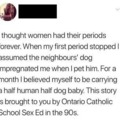 Sex ed story