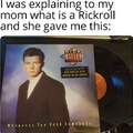 Rick roll on a record