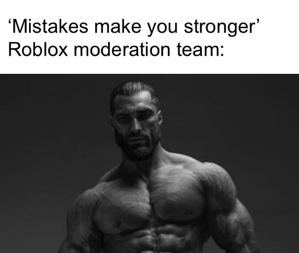 Roblox Moderation Meme