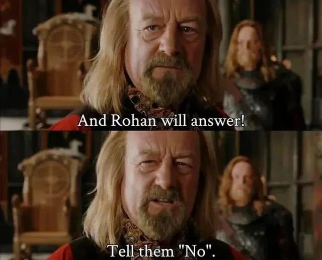 and Rohan will answer - meme