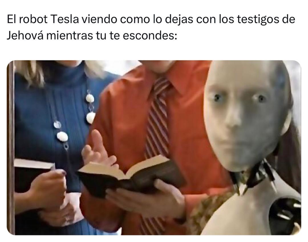 Por suerte hay solo 2 testigos de jehova en mi pais xdd - meme