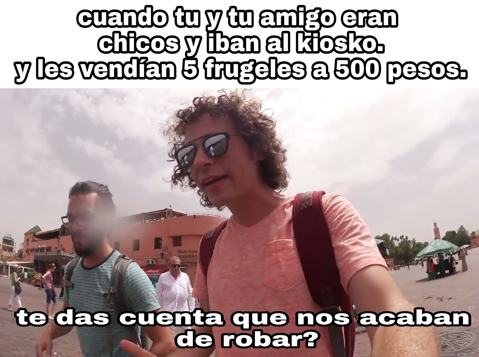 500 pesos chilenos por si acaso y nueva plantilla - meme