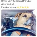 When you give uber driver a Tip