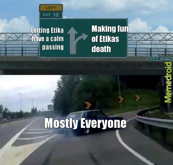 Rip Etika another one in the heavens - meme
