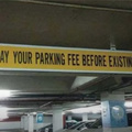 This is a parking garage for a hospital in california