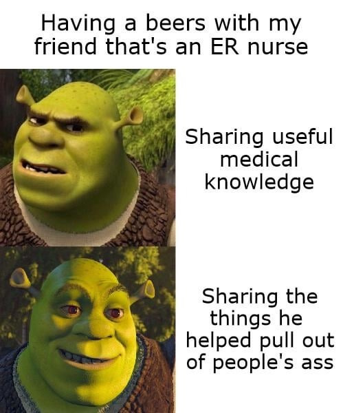 ER nurse as a friend - meme
