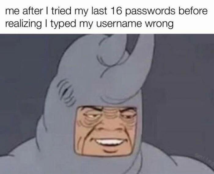 Password - meme