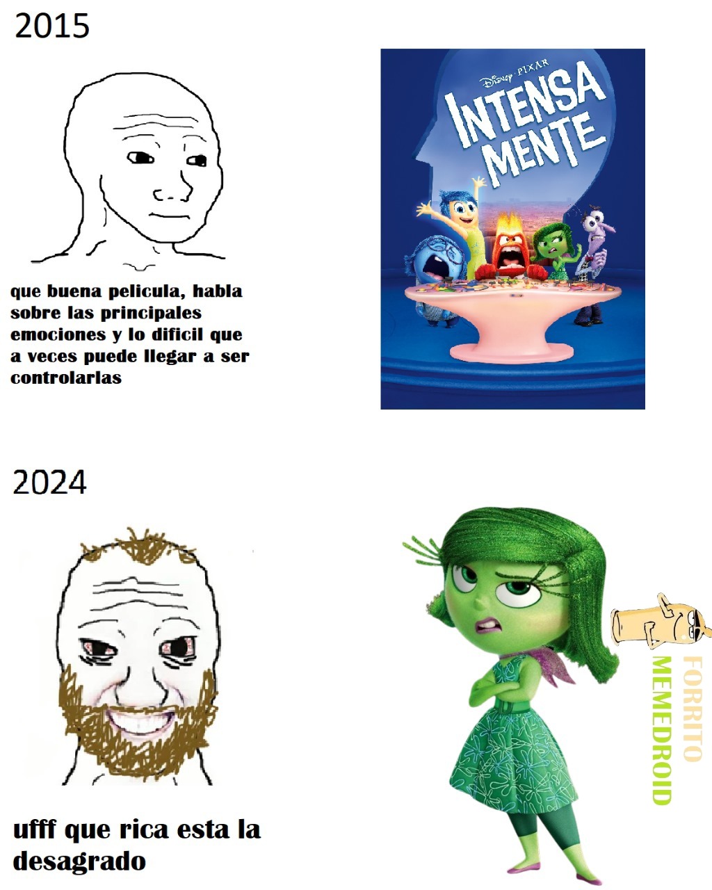 Internet se volvió más degenerado - meme