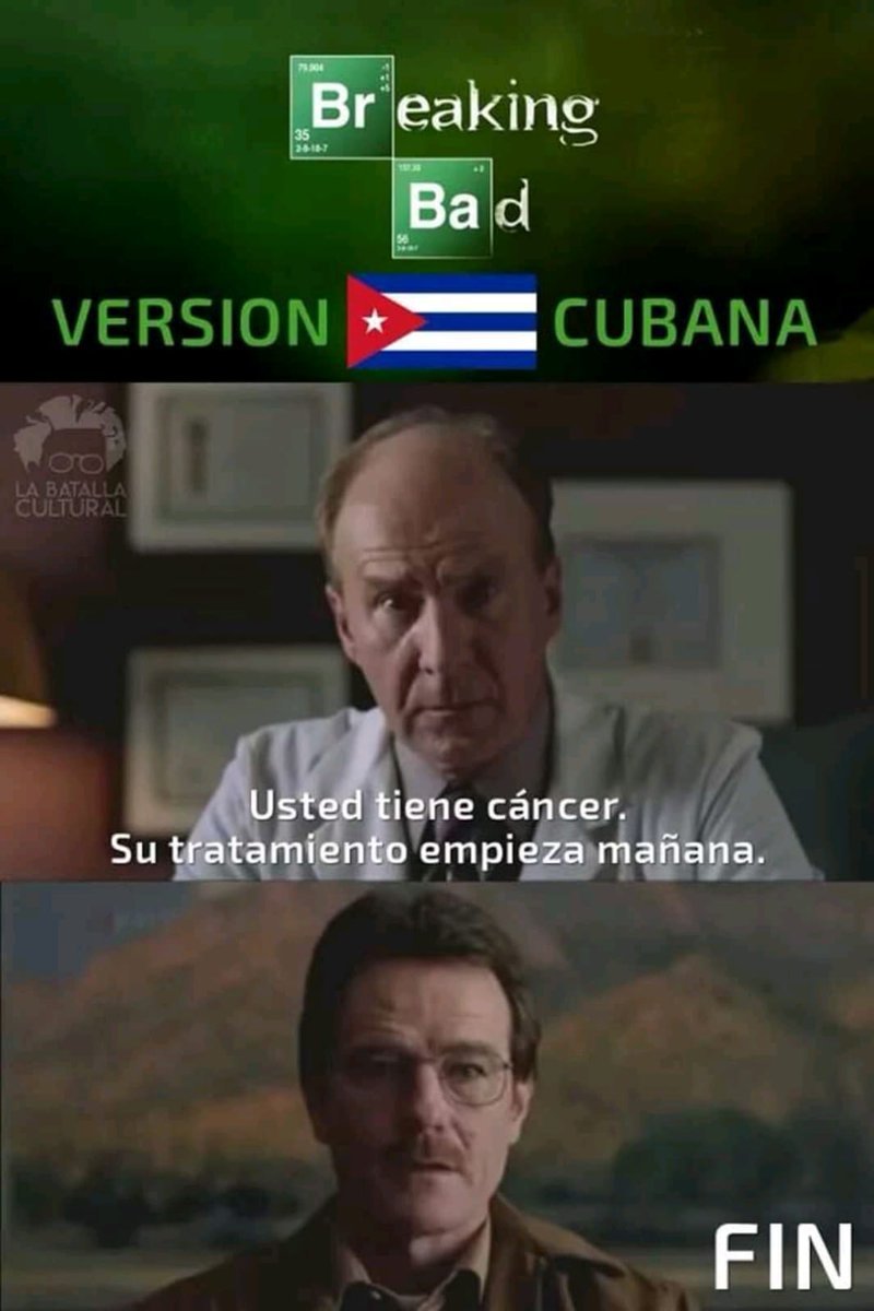 Breaking bad cubano - meme