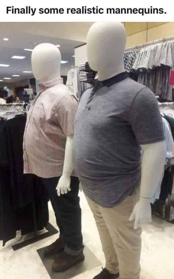 Finally some realistic mannequins - meme