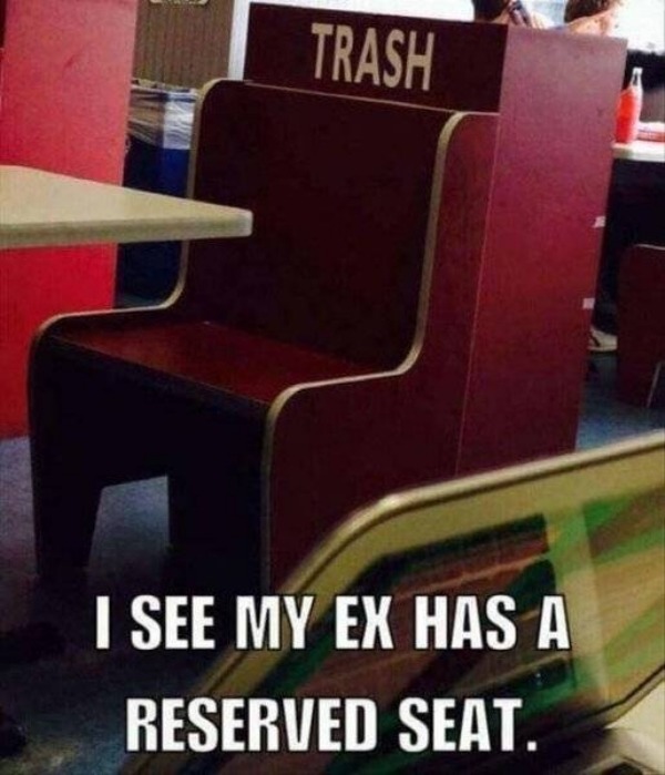 Reserved seat - meme