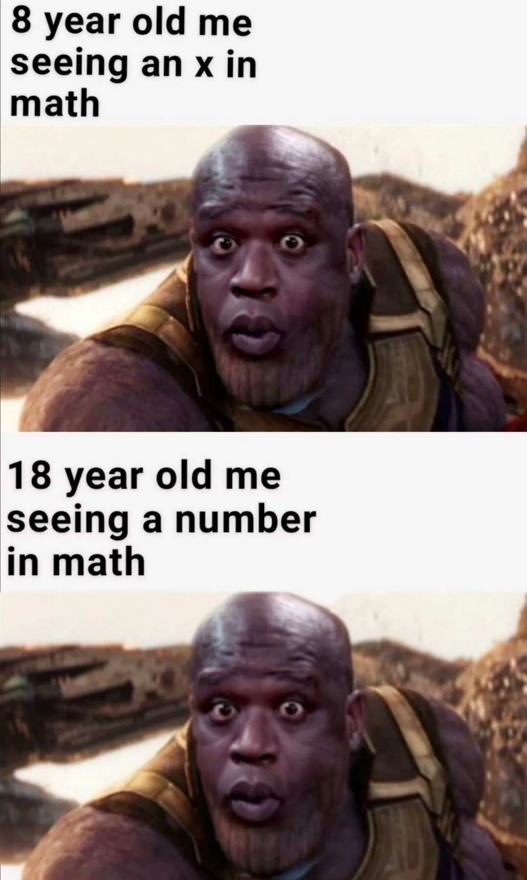 i suck at maths - meme