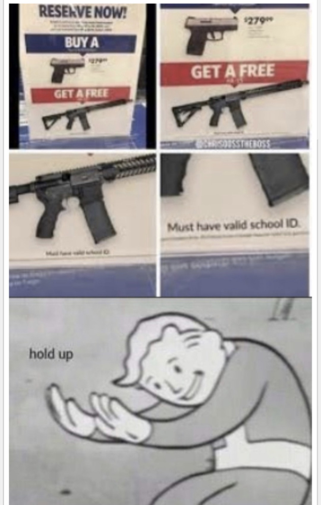 School shopping - meme