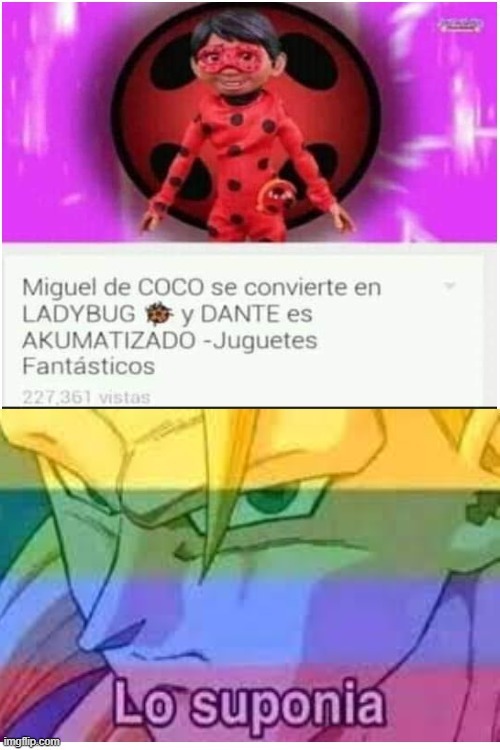 Re gay el Miguelito - meme