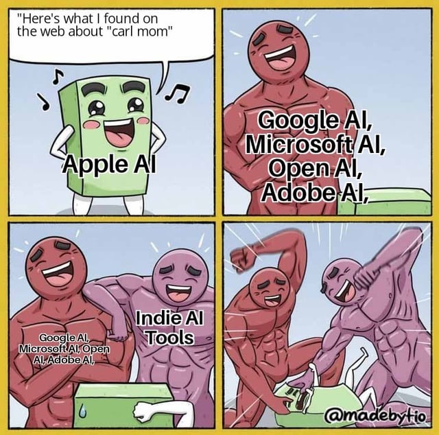 Apple AI - meme