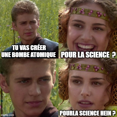 Pour ceux qui comprennent pas le meme parle d'Openheimer