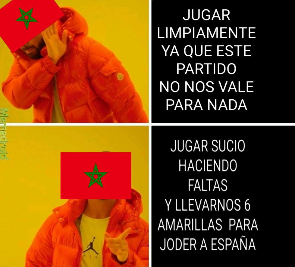 Marruecos y sus faltas - meme