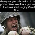 Dongs in Country Roads