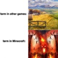 Farm in Minecraft