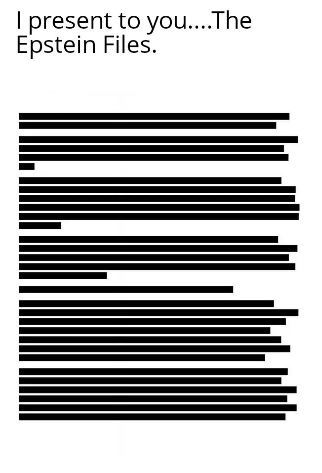 Epstein files - meme